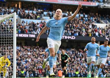 فيديو هالاند يواصل تألقه ومانشستر سيتي يعبر ليستر سيتي بثلاثية في الدوري الإنجليزي