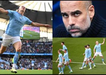 جوارديولا يعلق على استبدال هالاند أمام ليستر سيتي بعد معادلته رقم محمد صلاح