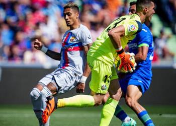 فيديو التعادل الثاني برشلونة يفرط في نقطتين جديدتين أمام خيتافي في الدوري الإسباني