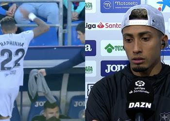 رافينها يبرر رد فعله الغاضب بعد استبداله في مباراة برشلونة وخيتافي