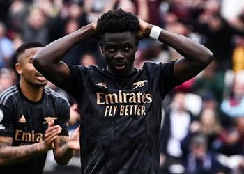 ساكا يتعرض لإساءات عنصرية بعد إهداره ركلة جزاء ضد وست هام