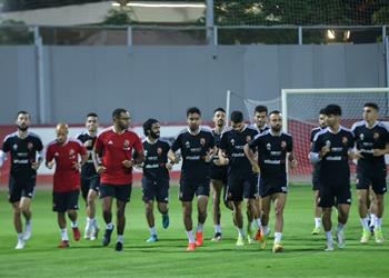 مران الأهلي تدريبات استشفائية للاعبي الفريق وأحمد عبد القادر يشارك بشكل جزئي