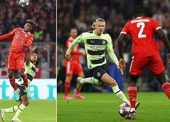 فيديو هالاند يهدر ركلة جزاء لـ مانشستر سيتي أمام بايرن ميونخ