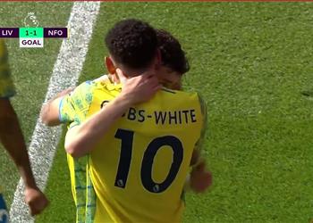 فيديو نيكو ويليامز يسجل هدف تعادل نوتينجهام فورست أمام ليفربول