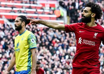 ترتيب هدافي الدوري الإنجليزي بعد هدف محمد صلاح في مباراة ليفربول ونوتينجهام