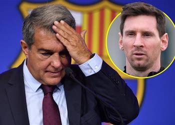 لابورتا يرفض التعليق على أنباء عودة ميسي إلى برشلونة