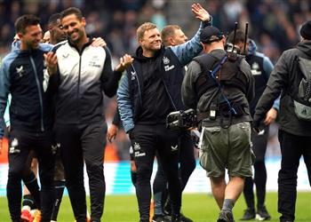 إيدي هاو لم أتوقع الفوز بسداسية على توتنهام ولم نحسم تأهلنا لدوري الأبطال بعد