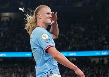 فيديو تاريخي هالاند يحطم رقم محمد صلاح في الدوري الإنجليزي وينفرد به وحيد ا