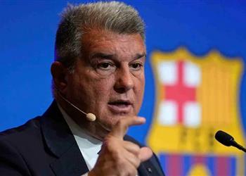 لابورتا بعد هزيمة برشلونة أمام رايو فاييكانو جيرونا عوضها