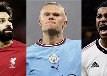 ترتيب هدافي الدوري الإنجليزي بعد نهاية الجولة 33 هالاند ي حلق وراشفورد يتساوى مع محمد صلاح