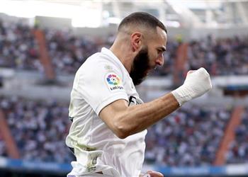 رقم تاريخي لـ بنزيما بعد الهاتريك في مباراة ريال مدريد وألميريا