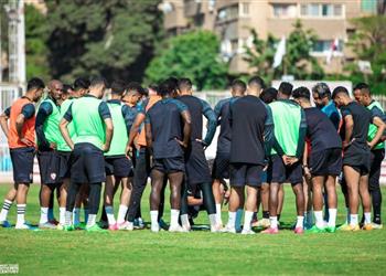مران الزمالك أوسوريو يصحح المواقف الفنية للاعبين وانتظام فتوح وعمرو السيسي