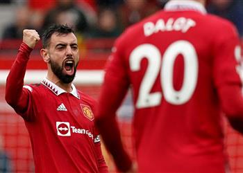 فيديو برونو فرنانديز يقود مانشستر يونايتد لتخطى أستون فيلا في الدوري الإنجليزي