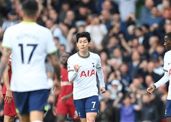 فيديو سون هيونج يسجل هدف توتنهام الثاني أمام ليفربول