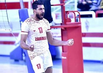 لاعب طائرة الزمالك بعد التتويج بكأس مصر أمام الأهلي سنحتفل بالثنائية على طريقة شيكابالا