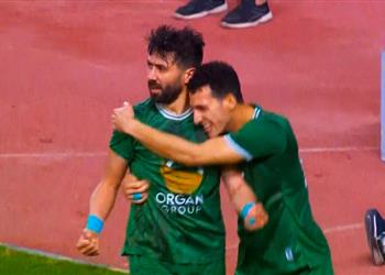 فيديو أبو سليمة يسجل هدف المصري الثاني أمام الزمالك