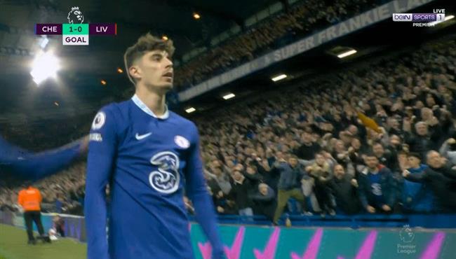 هدف كاي هافيرتز الملغي امام ليفربول بالدوري الانجليزي