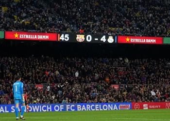 تقرير حكم الكلاسيكو يدين جماهير برشلونة في نصف نهائي كأس ملك إسبانيا