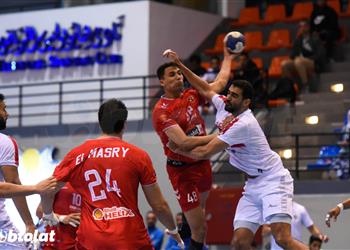 فيديو الأهلي يفوز على الزمالك ويتوج بطل ا للدوري المصري لكرة اليد