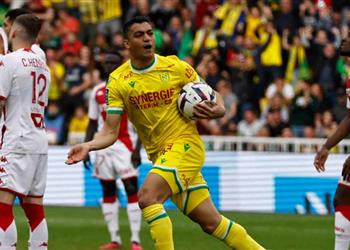 فيديو مصطفى محمد يسجل ونانت يتعادل أمام موناكو في الدوري الفرنسي