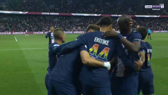 اهداف مباراة باريس سان جيرمان واجاكسيو 5 0 الدوري الفرنسي