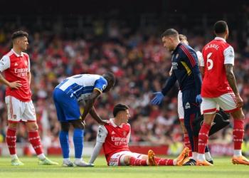 الإصابة تبعد مارتينيلي عن آرسنال حتى نهاية الموسم