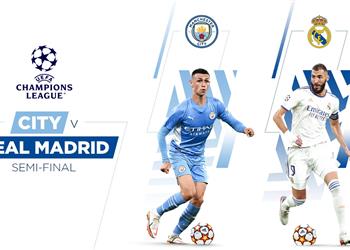 خطأ فادح لـ يويفا قبل مباراة ريال مدريد ومانشستر سيتي في دوري أبطال أوروبا