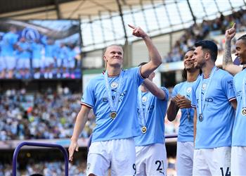 هالاند بعد التتويج بلقب الدوري الإنجليزي بداية ليست سيئة بالنسبة لي