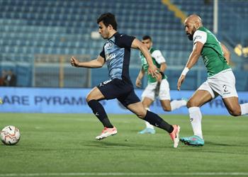 فيديو وليد الكرتي ي سجل هدف بيراميدز الثاني أمام غزل المحلة