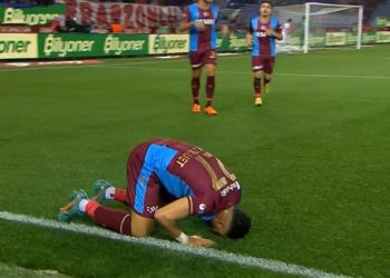 فيديو تريزيجيه يسجل هدف ا عالمي ا في مباراة طرابزون سبور وفاتح قره جمرك