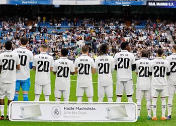 فيديو بقميص خاص لاعبو ريال مدريد يدعمون فينيسيوس جونيور بعد واقعة العنصرية