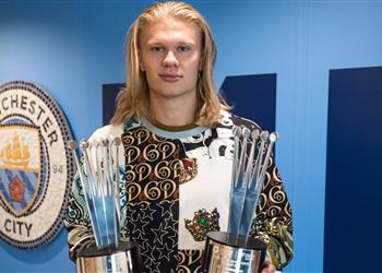 هالاند يحقق إنجاز ا جديد ا لأول مرة في تاريخ الدوري الإنجليزي