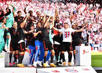 رسمي ا بايرن ميونخ بطلا للدوري الألماني للمرة 33 في تاريخه