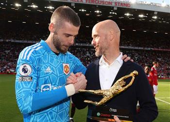 تين هاج يحسم مستقبل دي خيا مع مانشستر يونايتد