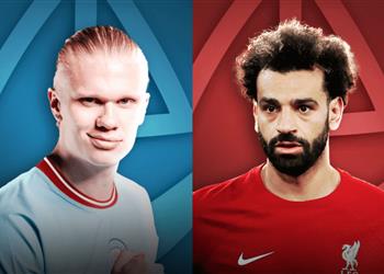 ترتيب هدافي الدوري الإنجليزي بعد نهاية الجولة 34 هالاند يحلق ومحمد صلاح يسجل