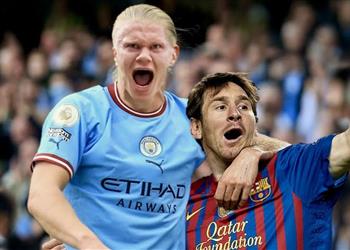 جوارديولا يحذر هالاند لن يصل لمستوى ميسي أبد ا ولكن