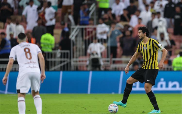 احمد حجازي من مباراة اتحاد جدة في الدوري السعودي
