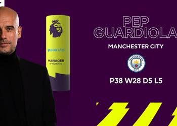 جوارديولا يفوز بجائزة أفضل مدرب في الدوري الإنجليزي 2022 23