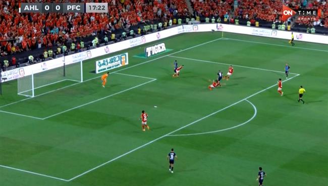 استبسال دفاعي من حمدي فتحي يحرم بيراميدز من هدف امام الاهلي