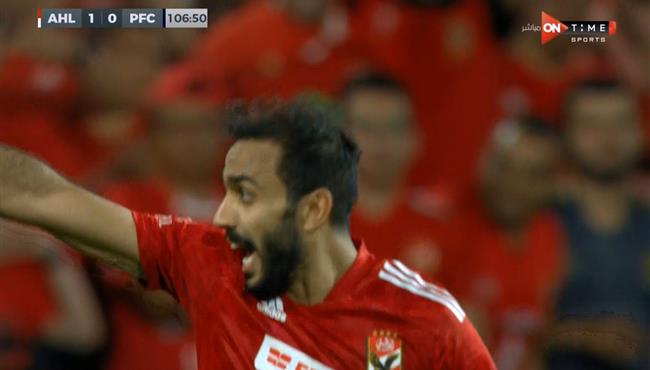 كهربا يهدر هدف للاهلي امام بيراميدز بكاس السوبر المصري