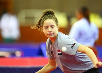 هنا جودة تفوز على دينا مشرف وتتوج ببطولة إفريقيا لتنس الطاولة