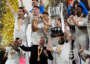 أنشيلوتي التتويج بكأس الملك جاء في لحظة مهمة وسنحتفل قليلا ثم نفكر في مانشستر سيتي