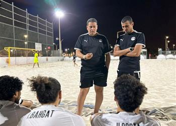 منتخب مصر للكرة الشاطئية يهزم السعودية بخماسية ودي ا