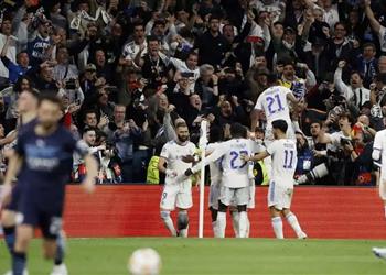 تشكيل ريال مدريد أمام مانشستر سيتي في دوري أبطال أوروبا مودريتش أساسي ا وبنزيما يقود الهجوم