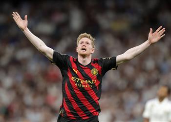 فيديو دي بروين يسجل هدف تعادل مانشستر سيتي أمام ريال مدريد