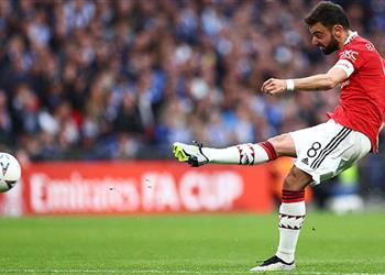 برونو فرنانديز نريد إعادة كأس الاتحاد الإنجليزي إلى أرضنا وأشاهد مبارياتي لتقييم نفسي