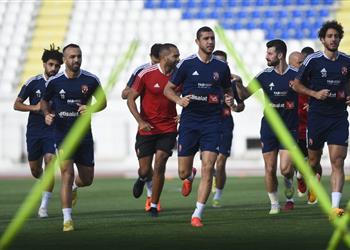 مران الأهلي تدريبات بدنية ومحاضرة فنية من كولر استعداد ا لـ الوداد