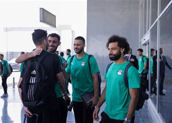 صور محمد صلاح ولاعبو منتخب مصر ي هنئون بعثة الأهلي على لقب دوري أبطال إفريقيا
