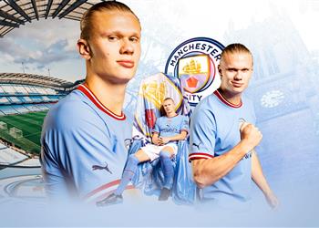 رسمي ا هالاند أفضل لاعب في مانشستر سيتي موسم 2022 2023