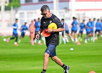 مران الزمالك انتظام بلحاج وتعليمات خاصة من أوسوريو للاعب الفريق